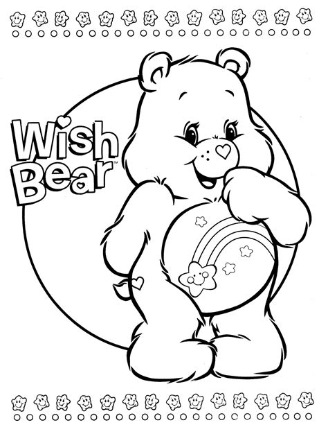 care bears coloring  activity pages coloring pages