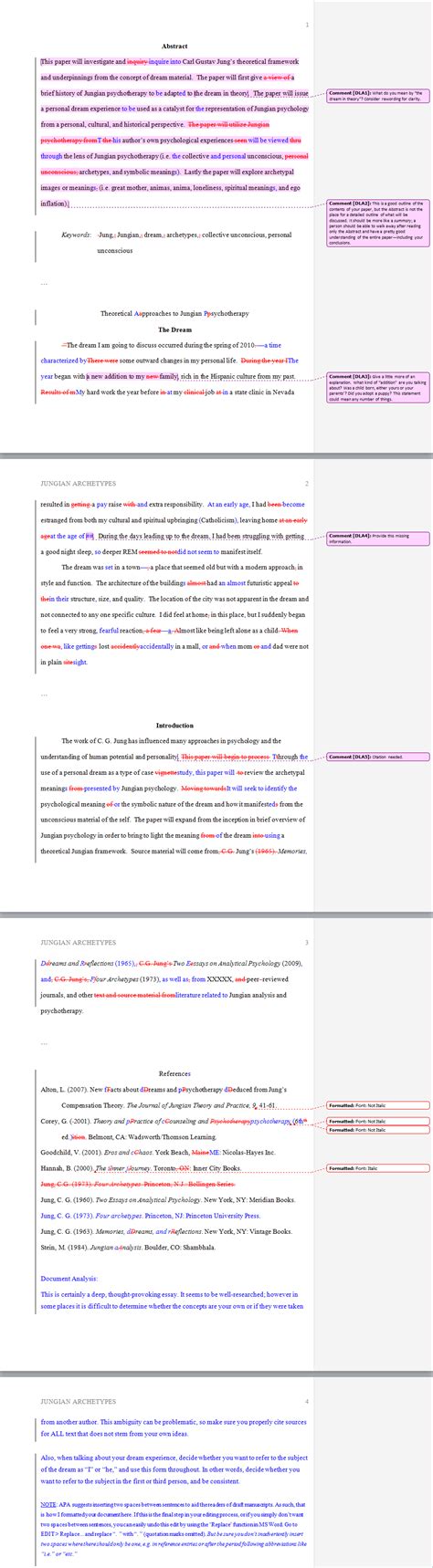 professional editing sample  academic paper  dla editors