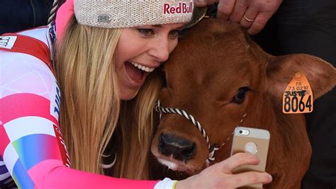 lindsay vonn claims 61st ski world cup at val d isere wins cow the