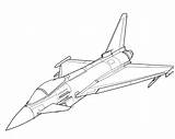 Typhoon Fighter Drawing Line Aircraft Euro Linework Getdrawings Fill sketch template