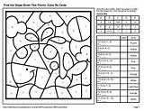 Coloring Ocean Code Pages Color Roman Slope Given Points Find Two Algebra Numerals Expressions Variables Subtraction Addition Whooperswan Created Teacherspayteachers sketch template