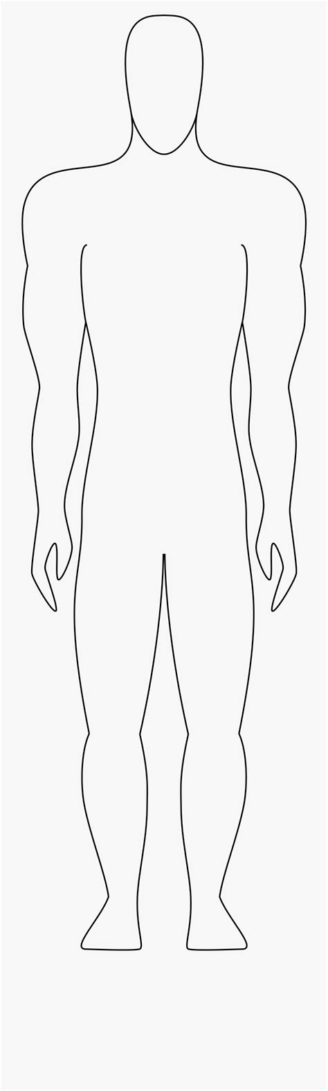 silueta  recortar body outline body template  clip art