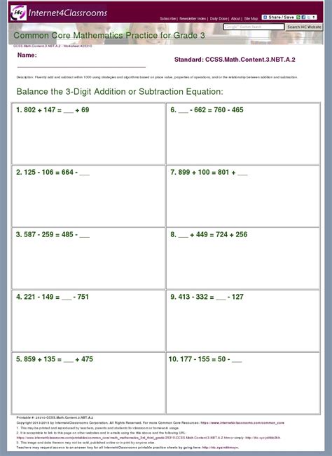mathematics worksheet  grade    printable docx