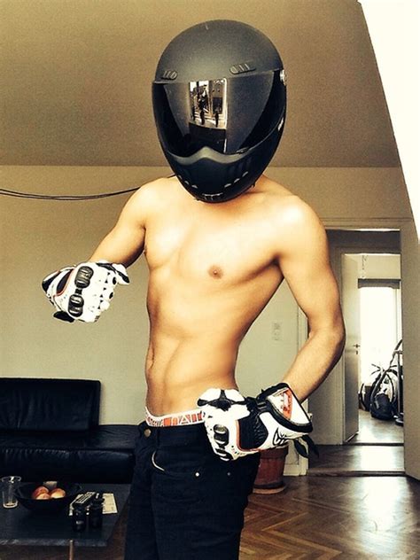 Hot Motorcycle Jock Makes Me Want To Take A Ride