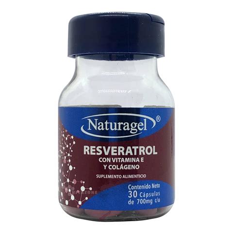 resveratrol  vitamina   colageno  capsulas naturagel