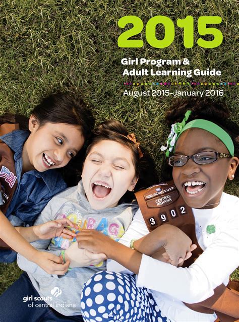 2015 fall girl program and adult learning guide by girl scouts of