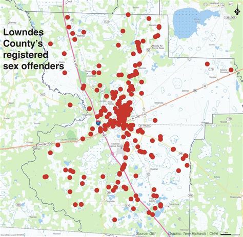 map of sex offenders near me