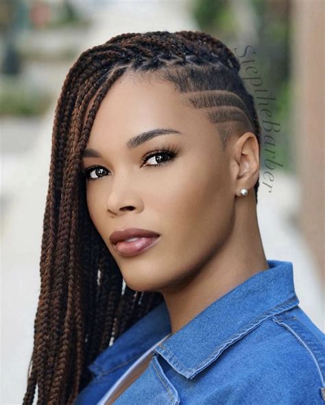 shaved side hairstyles cornrow hairstyles braided hairstyles for