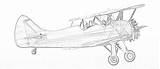 Coloring Pages Biplanes Biplane Waco Filminspector 1942 Airplane Upf Made sketch template