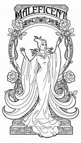 Coloring Pages Maleficent Wonderland Grandpa Uncle Alice sketch template