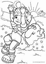 Coloring Pages Rainbow Bright Brite Kids Cartoon Printable Color Character Characters Sheets Cartoons Cute Book Adult Colouring Visit Getcolorings Found sketch template