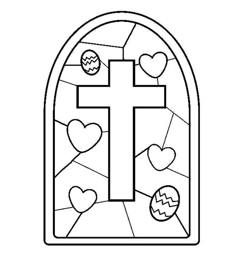 religious easter coloring pages printable  getdrawings