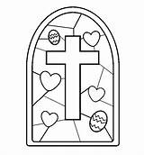 Easter Coloring Religious Pages Printable Color Print Getdrawings Getcolorings sketch template
