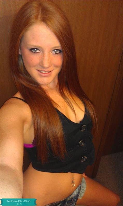 hot selfie pic from this freckled beauty redhead next door photo gallery
