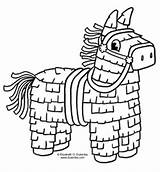 Pinata Coloring Mayo Cinco Pages Printable Fiesta Sheets Piñata Horse Kids Mexican Drawing Dulemba Tuesday Crafts Clipart Coloriage Hispanic Heritage sketch template