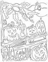 Coloring Pumpkins Little Gate Five Pages Sitting Printable Unparalleled Color Getcolorings Littl Getdrawings sketch template