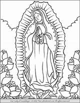 Guadalupe Virgen Coloring Lady Pages Diego Drawing Catholic Color Rivera Para Vocations Kids La Thecatholickid Mary Printable Dibujos Colorear Clipart sketch template