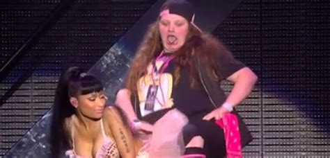 Watch The Hilarious Moment Nicki Minaj Gave A Fan A Lap
