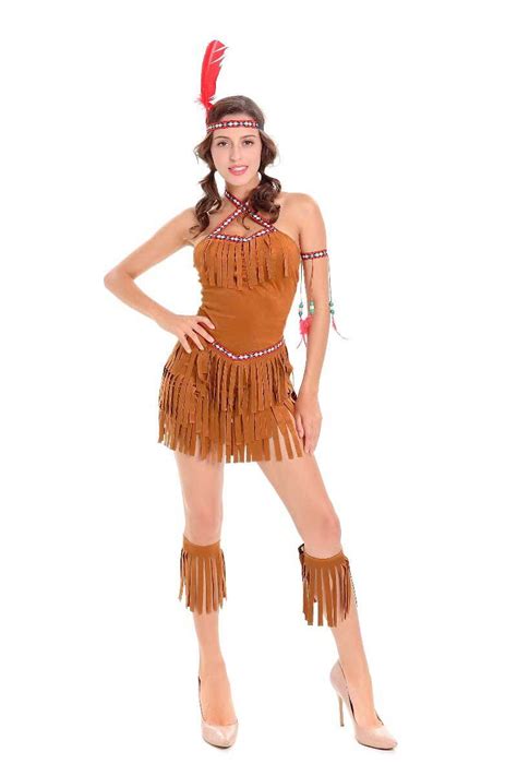 Buy Halloween Costume Ladies Pocahontas
