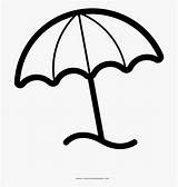 Umbrella Beach Drawing Coloring Clipart Clipartkey sketch template