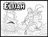 Coloring Bible Pages Elisha Elijah Heroes School Sunday Sheets Kids Kings Crafts Prophets Printable Story Heros Colouring Lessons Ii Prophet sketch template