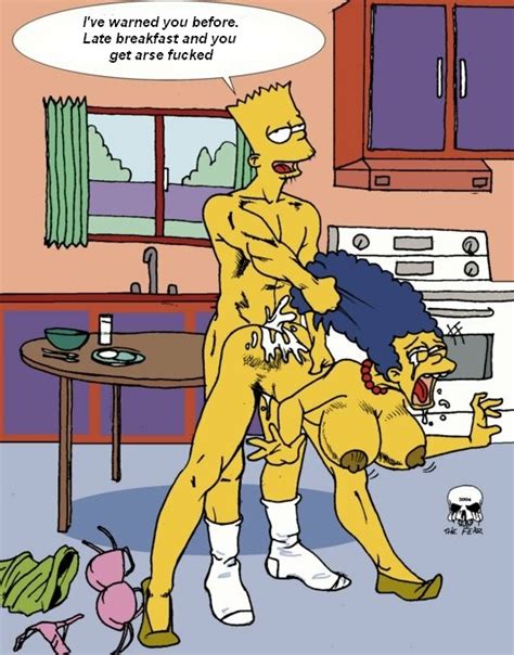 Rule 34 Bart Simpson Breasts Color Cum Cum In Ass Cum