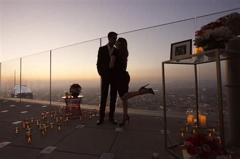 Rooftop Proposal Marriage Proposal Los Angeles Proposal Idea