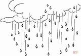 Lluvia Pioggia Regen Nubes Dibujo Raining Regentropfen Ausmalbild Kleurplaat Regenachtige Doen Supercoloring Applique Comune Genova Lluvias Blogo Lloviendo Nube Ausdrucken sketch template