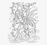Fairies Kindpng sketch template