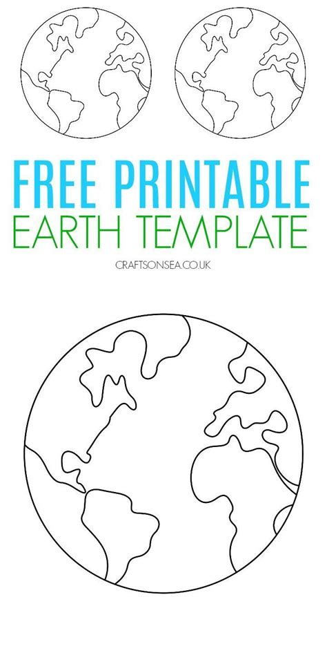 earth printable