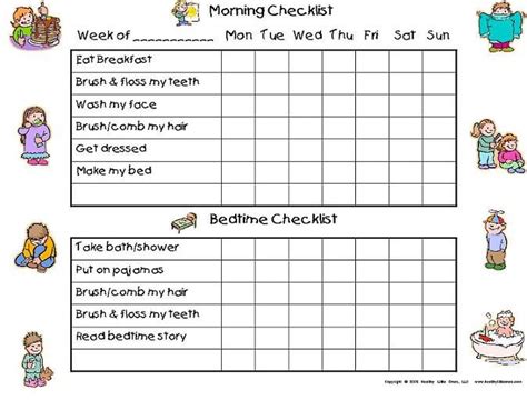 cute daily schedulechore chart hmmwould    customizeable