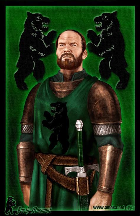 ser jorah mormont game  thrones illustration medieval