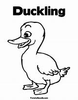 Coloring Duckling Enten Letzte Favorites sketch template