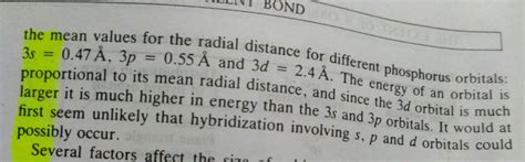 inorganic chemistry    difference    radial distance