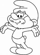 Smurf Drawing Coloriages Wecoloringpage Colouring Colorier Clipartmag sketch template