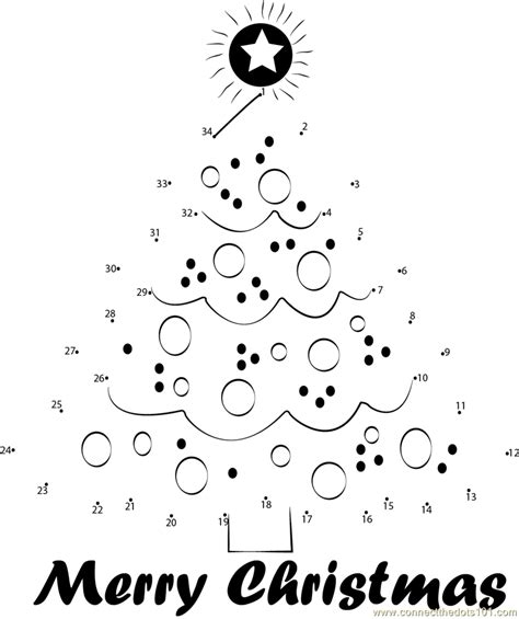 connect  dots beautiful christmas tree holidays christmas dot