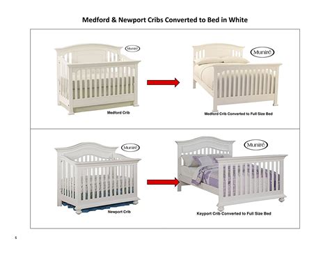 convert crib  full size bed instructions bed western