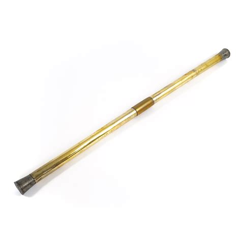 file  staff  gold coloured staff    metre long