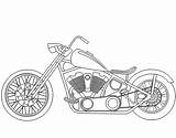 Coloring Motorcycle Pages Transportation Chopper Moto Printable Santa Drawing Coloriage Online Claus Coming Town Kb Drawings sketch template