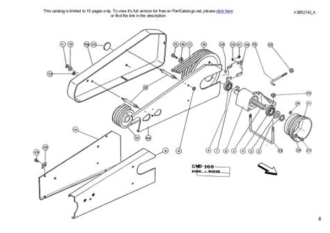 kuhn gmd  disc mower parts diagram