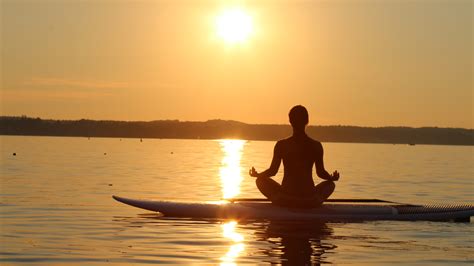 yoga sunset meditation yogini