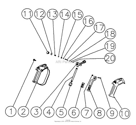 homelite pw pressure washer ut  parts diagram  gun