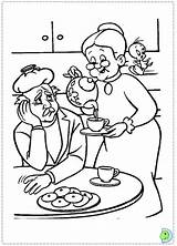 Granny Coloring Pages Colouring Gangsta Template Tunes Looney sketch template