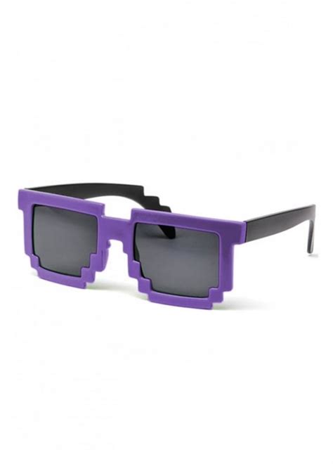 Purple Pixel Sunglasses Attitude Clothing