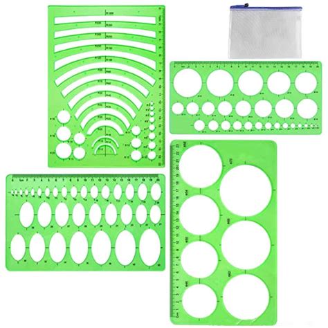 buy pcs circle stencil circle template circle  oval geometric