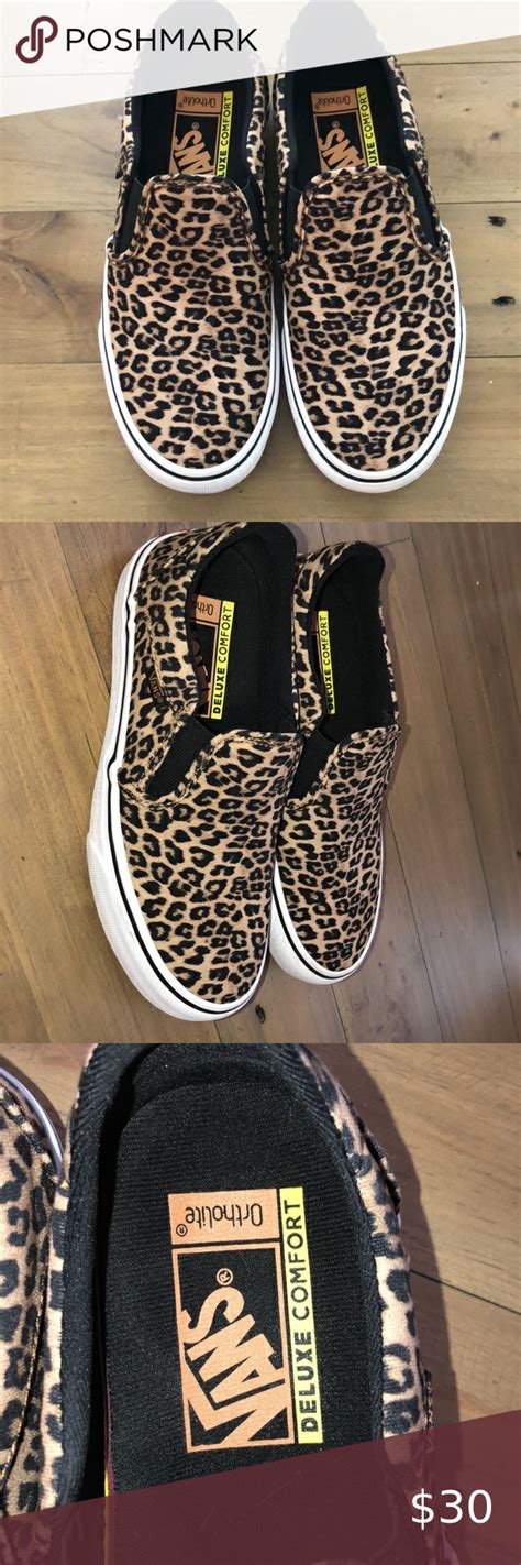 vans leopard shoes deluxe comfort   leopard shoes vans shoes