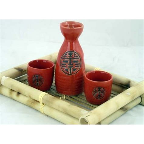 glazed ceramic  pcs japanese sake set  gift box walmartcom walmartcom