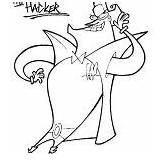 Coloring Cyberchase Antagonist Hacker Character sketch template