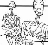 Wars Star Coloring Pages Droids Battle Droid Rex Getdrawings Awakens Bb8 Robot Bb Force Color Getcolorings sketch template