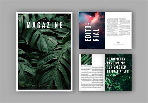 magazine layout template digital magazine brochure print lifestyle
